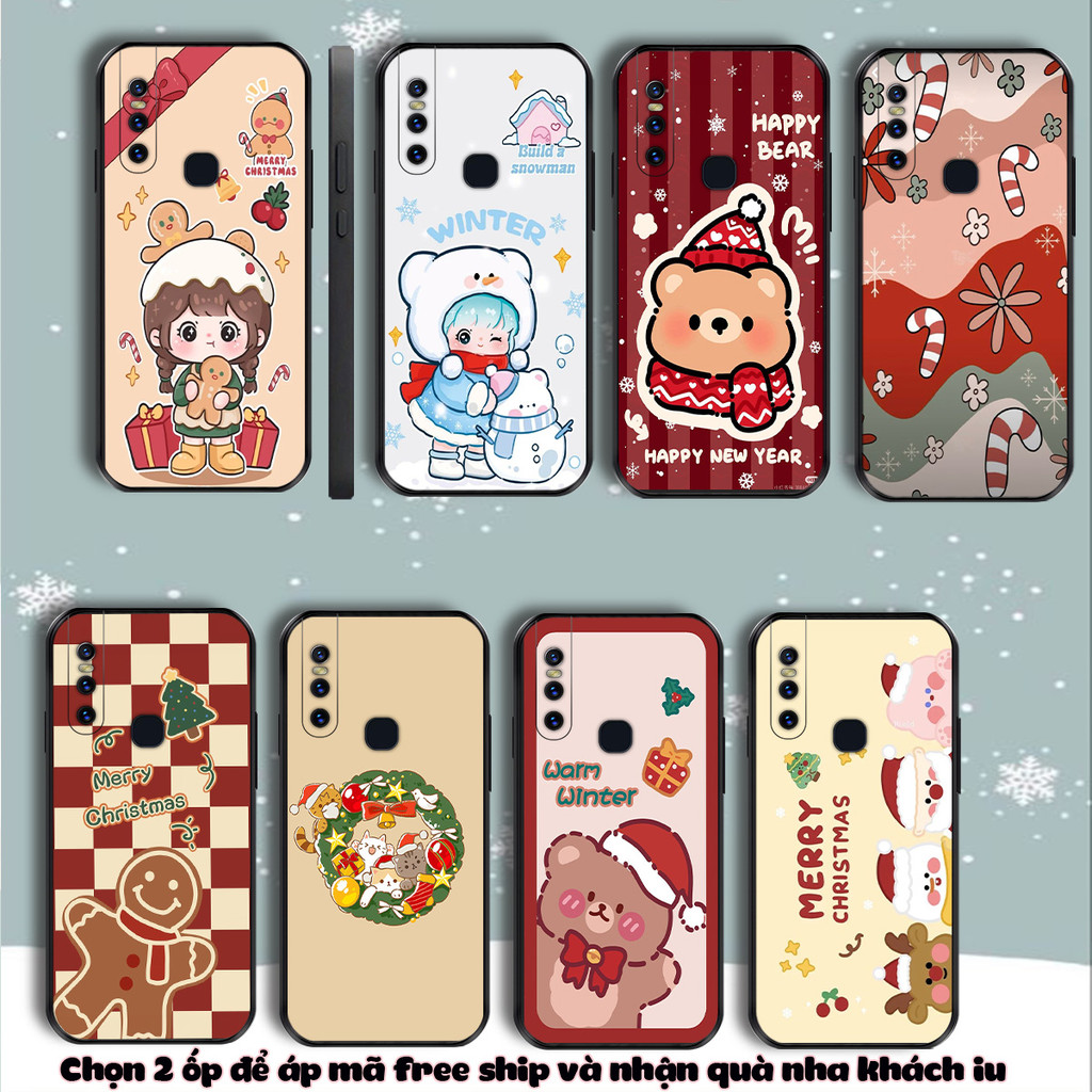 Vivo V15, V15 Pro, V17 Pro เคสคริสต์มาสแบบนุ่ม