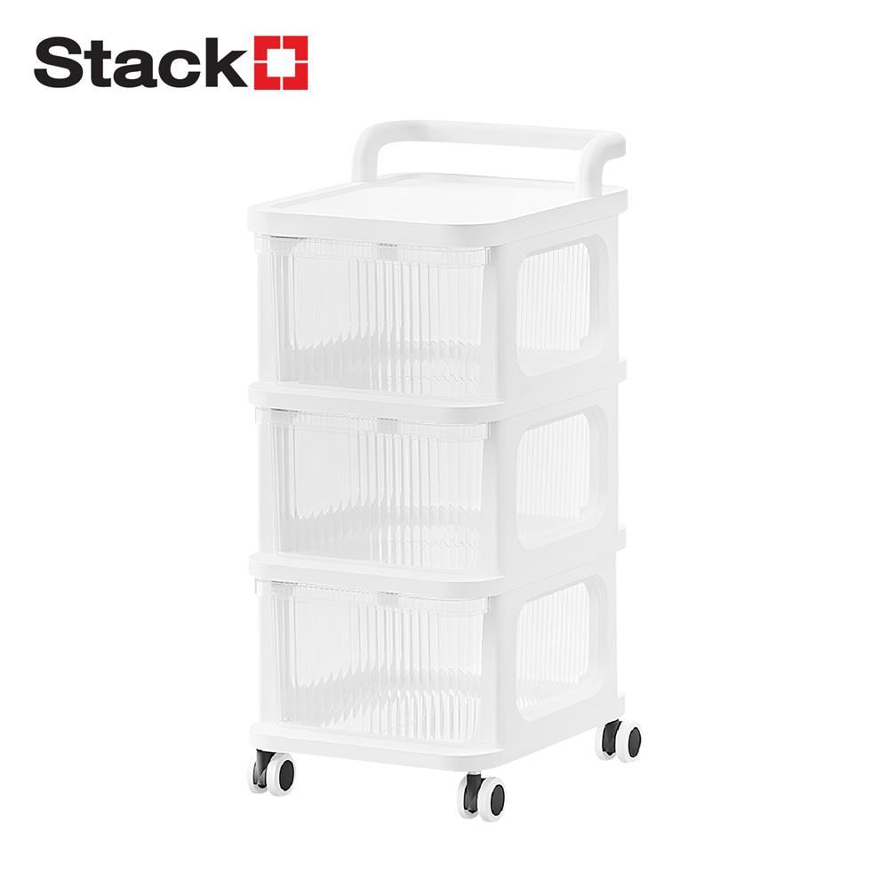 STACKO ตู้ลิ้นชัก 3 ชั้น DEW 38X30X67.5 ซม. สีใส จัดส่งโดย HomePro