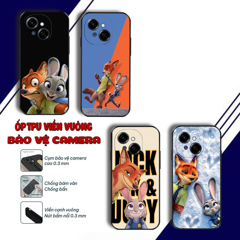 Spark go 1, Spark Go 2025, Go 1S, เคส Tecno Pop 9 4G, เคส zotopia น่ารักและน่ารัก
