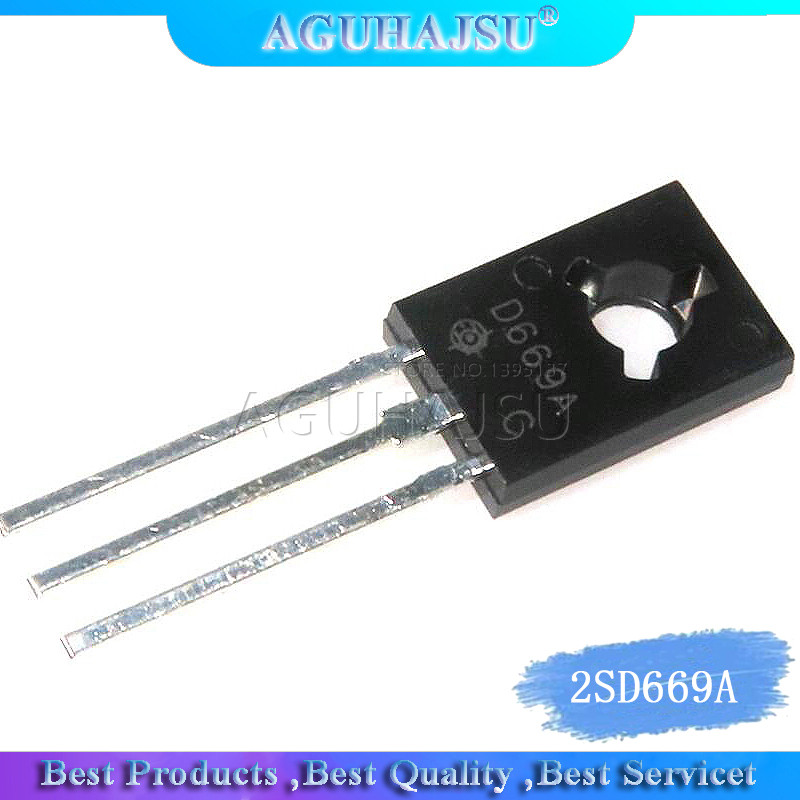 10PCS 2SD669A TO 126F 2SD669 D669A D669 TO 126 Triod ใหม่และต้นฉบับ