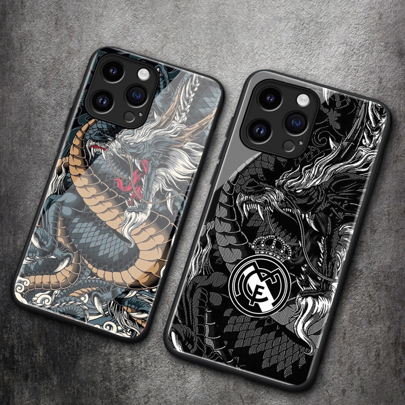 เคสสำหรับ OPPO Reno 2F Reno 2Z Reno 2 Reno เคสป้องกันโทรศัพท์ตกกระจกลายมังกรแบบมีลักษณะเฉพาะตัว - รูปที่ 5