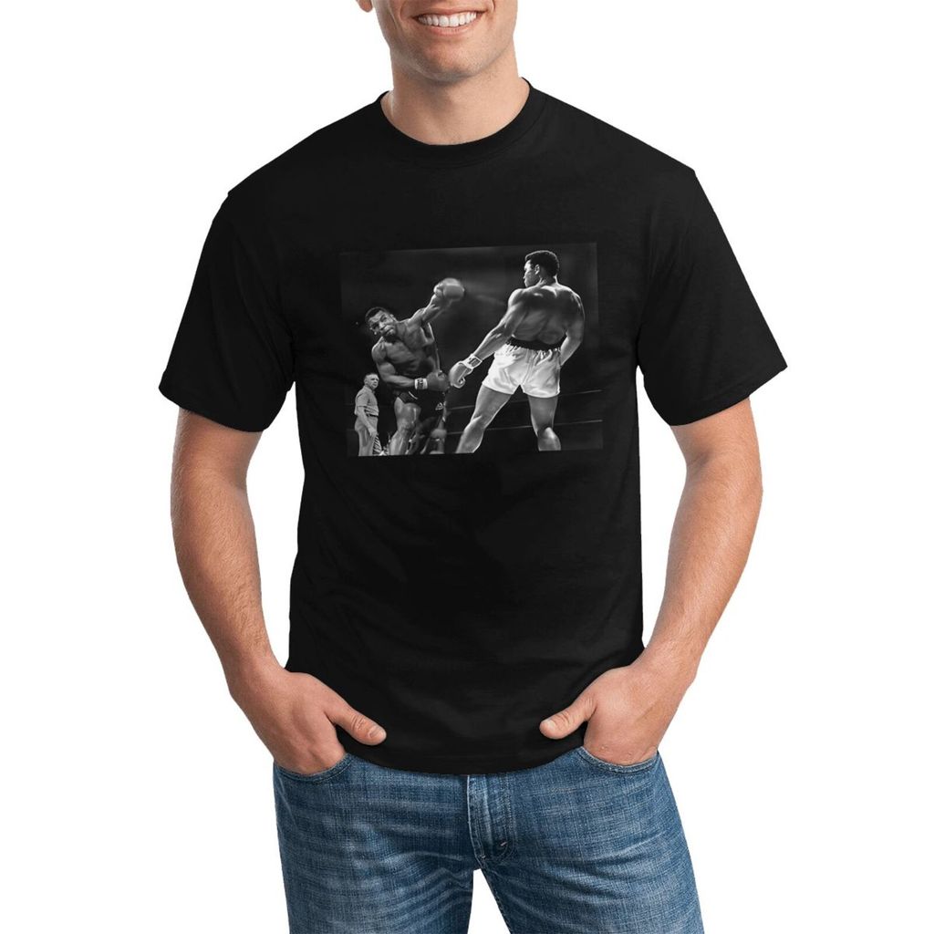 Tyson Ali Boxe Muhammad Mma Legend Mike Tko Knockout Breathable Plus Size คอลูกเรือเสื้อยืดทําจากผ้า