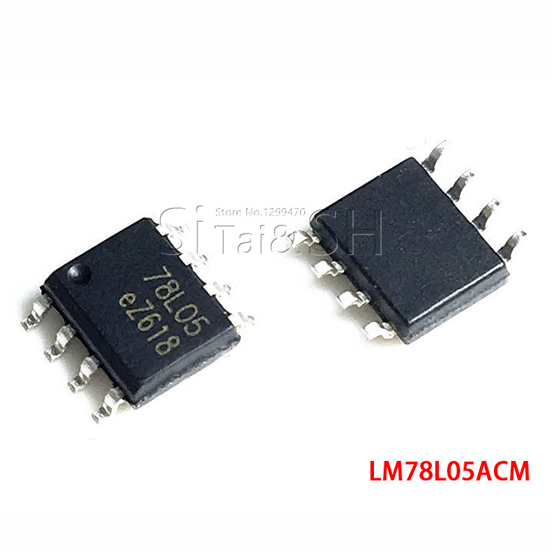 10pcs LM78L05ACM SOP8 78L05 SOP 8 UA78L05ACDR SOP L78L05ACD13TR LM78L05A