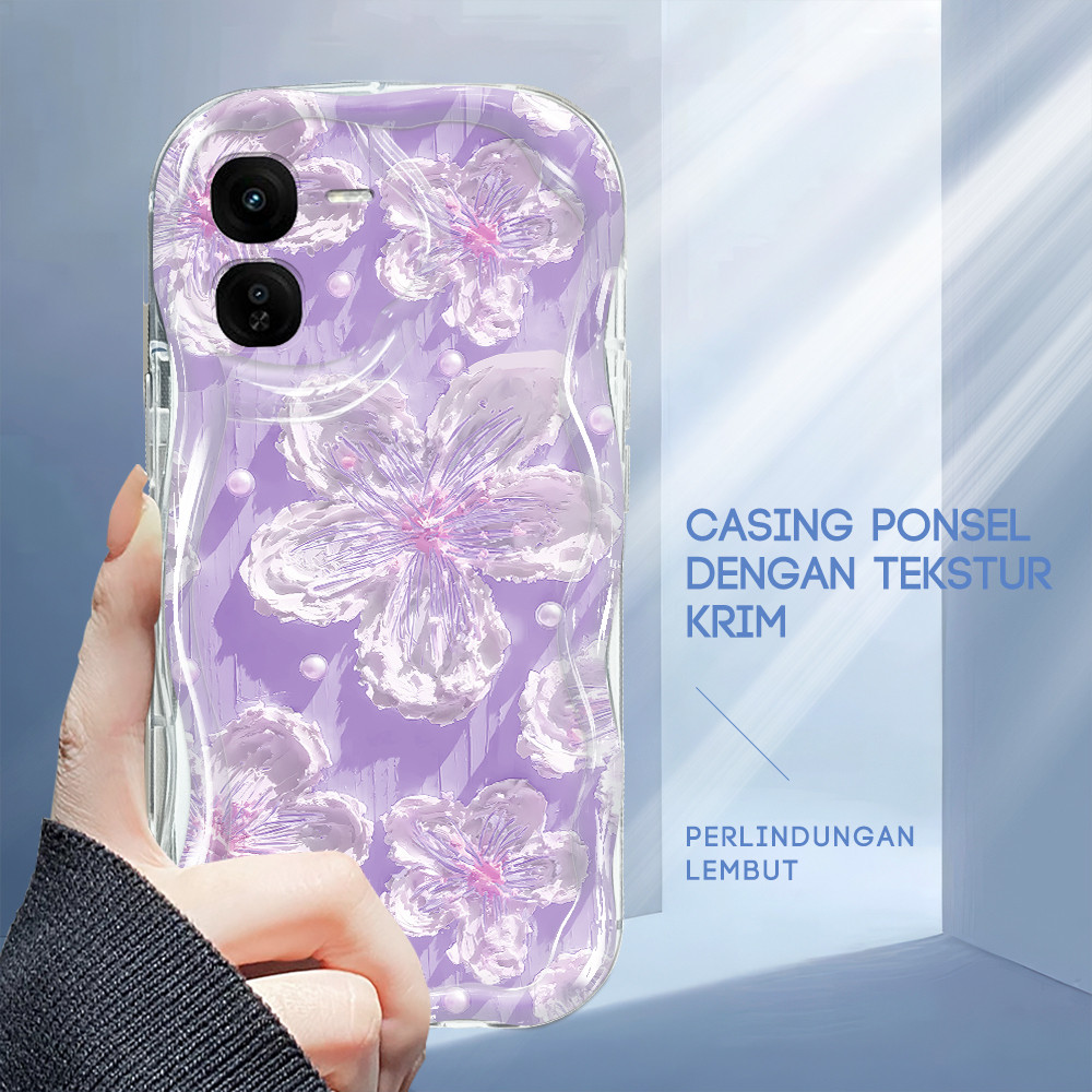 ปลอก Hp สําหรับ VIVO iQOO Z9X 5G กรณี Kesing ปกป้องโทรศัพท์ C6-3350 NY