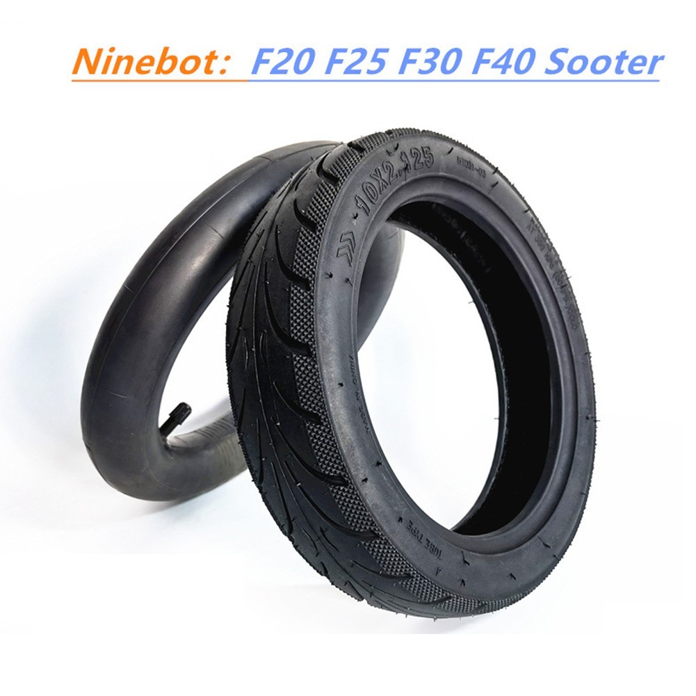 ยางใน 10x2.125 นิ้ว สำหรับ Segway F20/F25/F30/F40 สกู๊ตเตอร์ไฟฟ้า