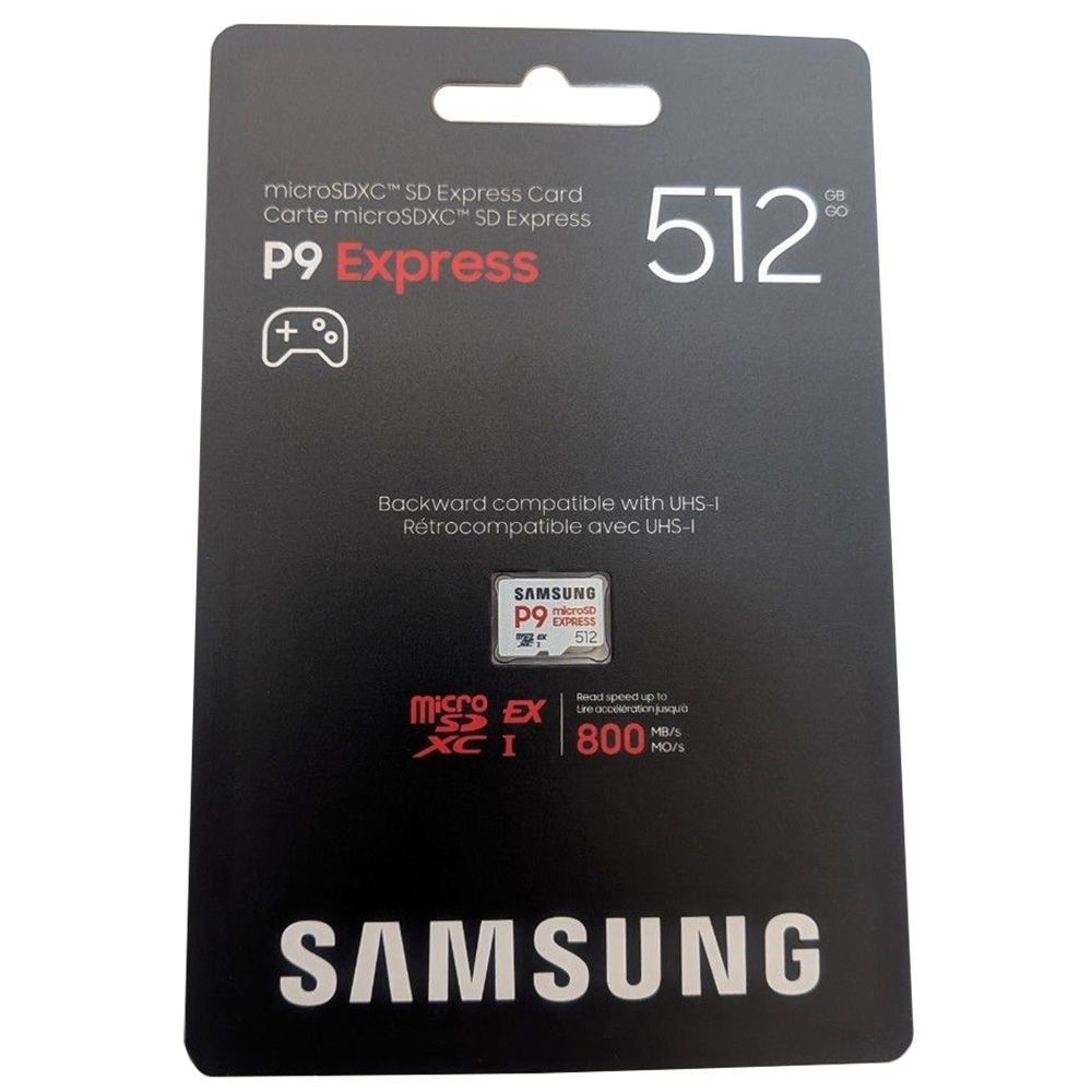 Samsung P9 Express 512GB microSD Express Card (MB-MK512T) - Switch 2 compatible