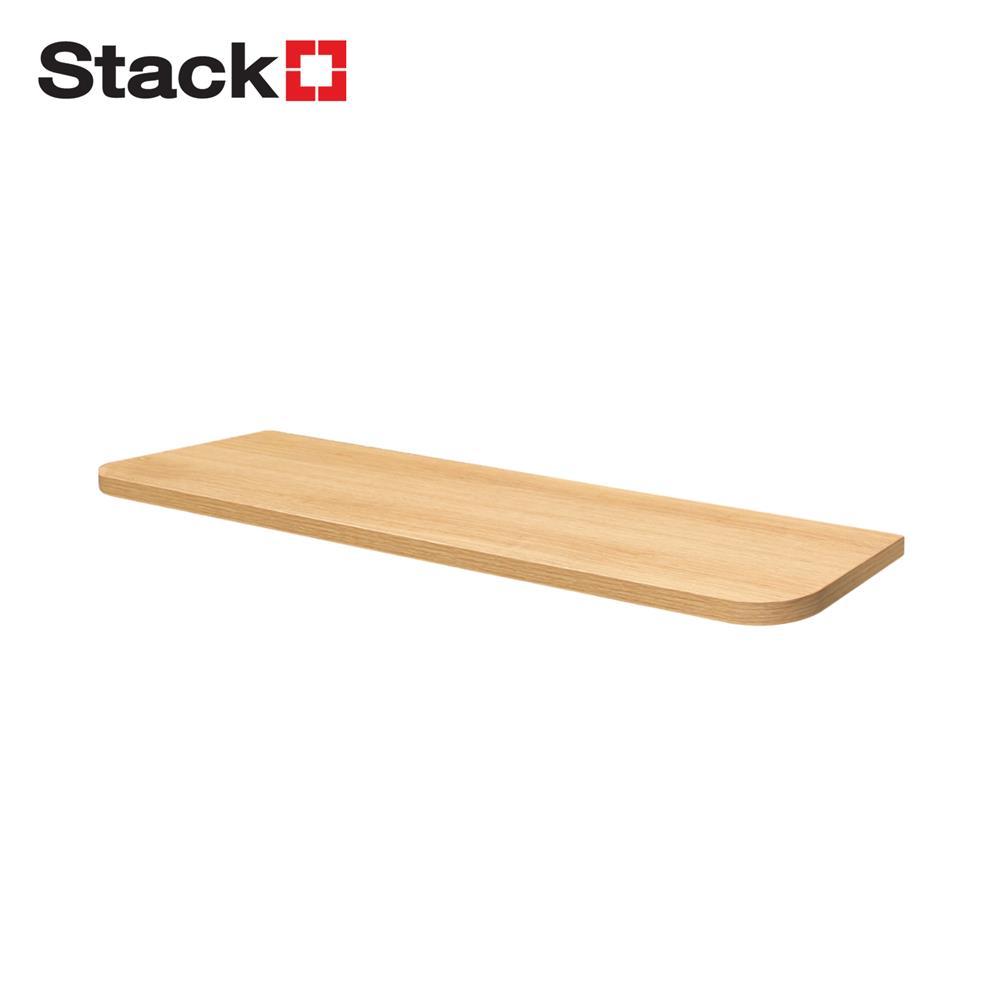 STACKO แผ่นชั้นไม้ซ่อนขา SORI 120x20x1.8 ซม. สีเนเชอรัลโอ๊ค จัดส่งโดย HomePro