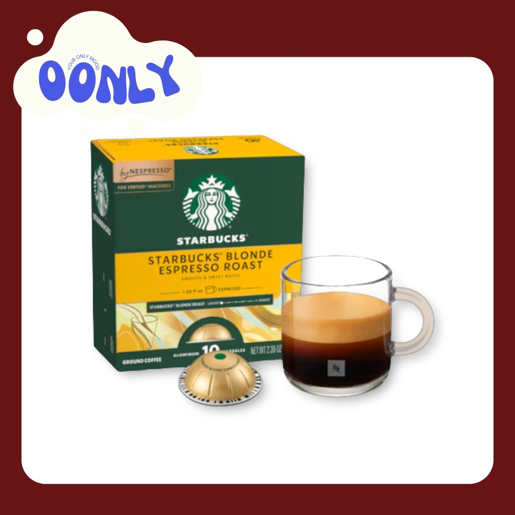 Nespresso (VERTUO STARBUCKS) Espresso Roast จัดส่งจากกรุงเทพ