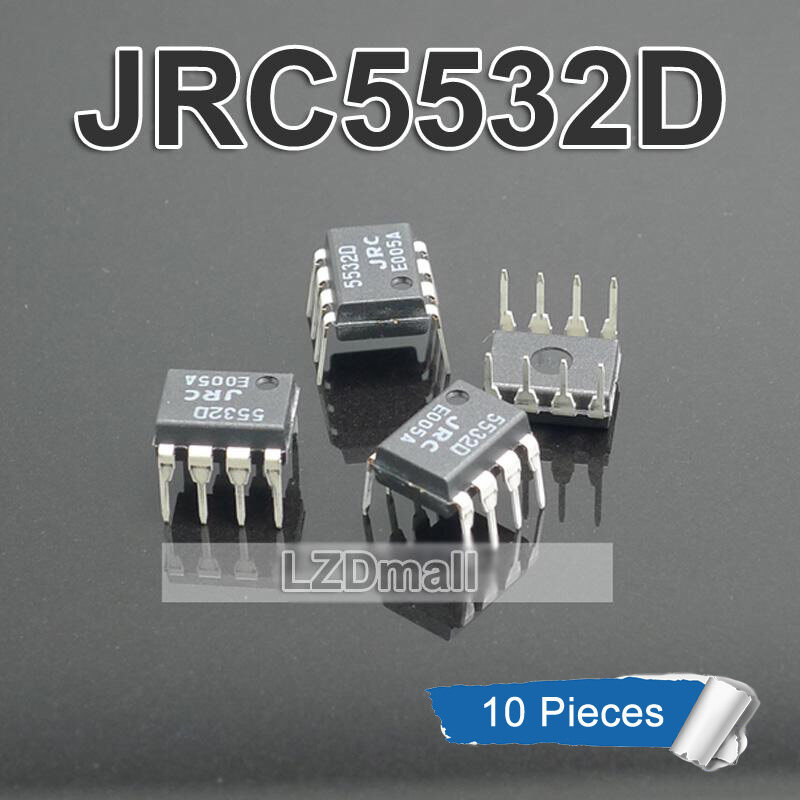 10pcs JRC5532D JRC5532DD DIP-8 5532D 5532DD DIP8 JRC5532 NJM5532D NJM5532DD DIP ความแม่นยําสูง Dual 
