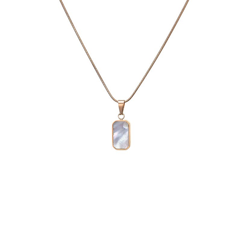 [DML] สร้อยคอ Fritillary Square ประณีต: โซ่ลูกปัดเรขาคณิต, รอบไม่ขัด