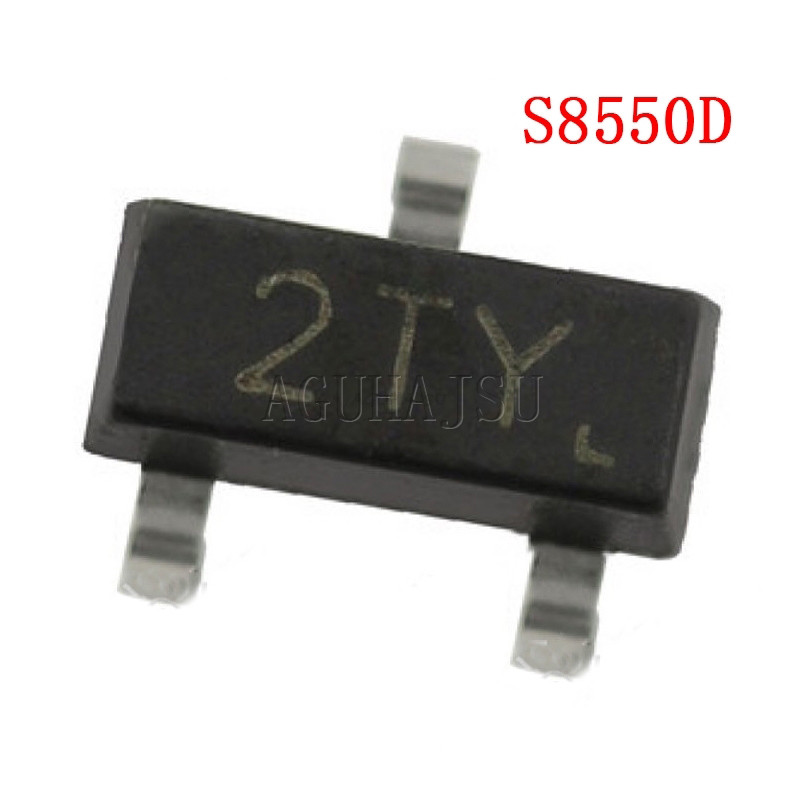 HT-100 ชิ้น S8550 S8550D SMD SOT23 SOT23 3 2TY SOT ใหม่เดิม