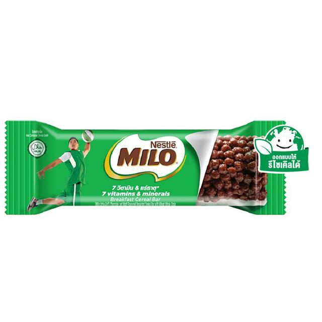 🎅🏻 เนสท์เล่ไมโลซีเรียลบาร์ 23.50กรัม [5900020029348] 🎄 Nestle Milo Cereal Bar 23.50g. 🌺 ซีเรียล 🌾 Ce