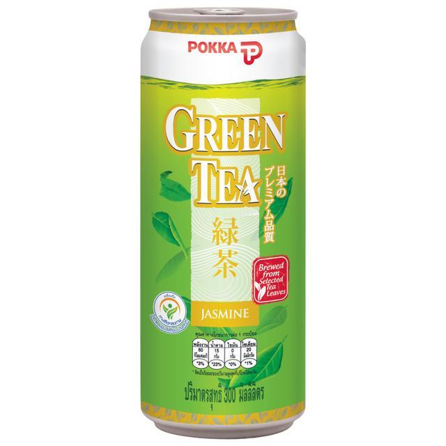 🎅🏻 พอคคาชาเขียวเครื่องดื่มกลิ่นมะลิ 300มล. [8888196124128] 🎄 Pokka Jasmine Green Tea 300ml. 🌺 ชา 🌾 T