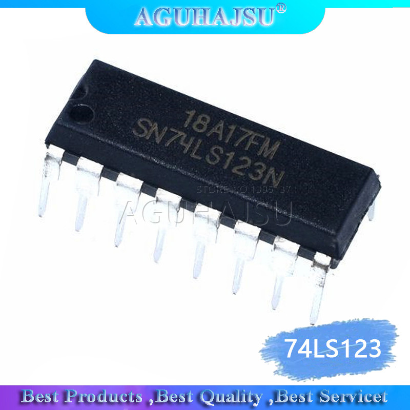 5 ชิ้น/ล็อต 74LS123 HD74LS123P SN74LS123N DIP 16 ใหม่เดิม