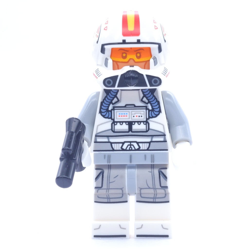 Ploybrick |instock| Clone Trooper Pilot Red Stripe Helmet (75402) | Star Wars