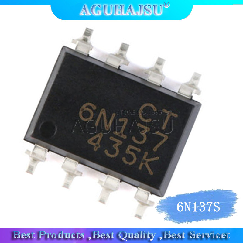 10PCS 6N137S SOP8 6N137SD SOP 6N137 SOP 8 SMD ใหม่และต้นฉบับ IC