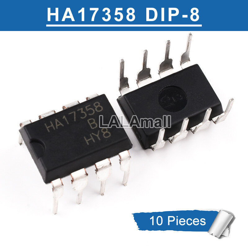 10pcs HA17358 DIP8 17358 HA1735B DIP-8 DIP Dual Operational Amplifier ใหม่เดิม