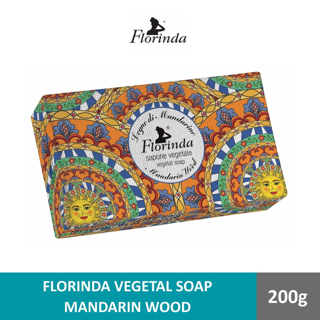 FLORINDA VEGETAL SOAP MANDARIN WOOD 200g 10FR00010