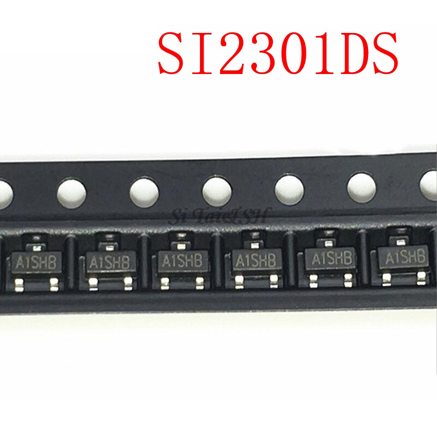 100PCS SI2301DS T1 E3 SOT23 SI2301DS SOT SI2301 SMD IC ใหม่และต้นฉบับ