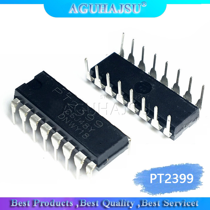 10PCS PT2399 DIP16 PT2399 DIP DIP 16 IC ใหม่และต้นฉบับ
