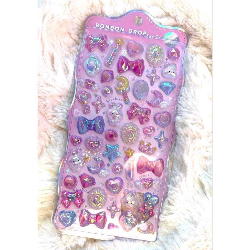 【Direct from Japan】สติ๊กเกอร์ Coolia Bonbon Drop ของแท้ Aurora Jewel Bonbon♡【Japan Exclusive】