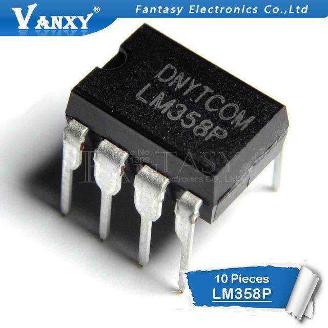 10 ชิ้น LM358P DIP8 LM358 DIP LM358N DIP-8 358P IC ใหม่และต้นฉบับ