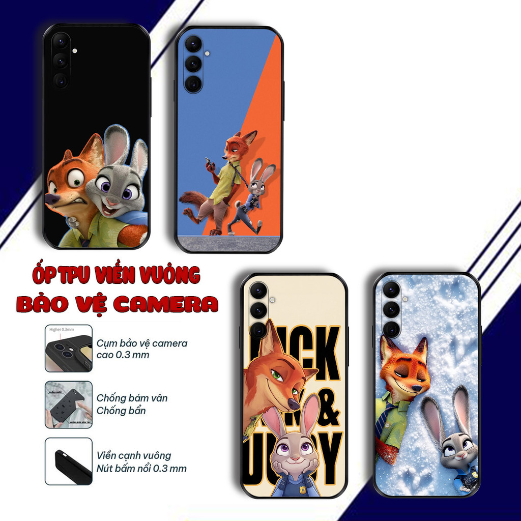 เคส Samsung S23 S24 S24+ S24FE S23 FE, S23 ULTRA, S23+ เคส zotopia น่ารักและน่ารัก