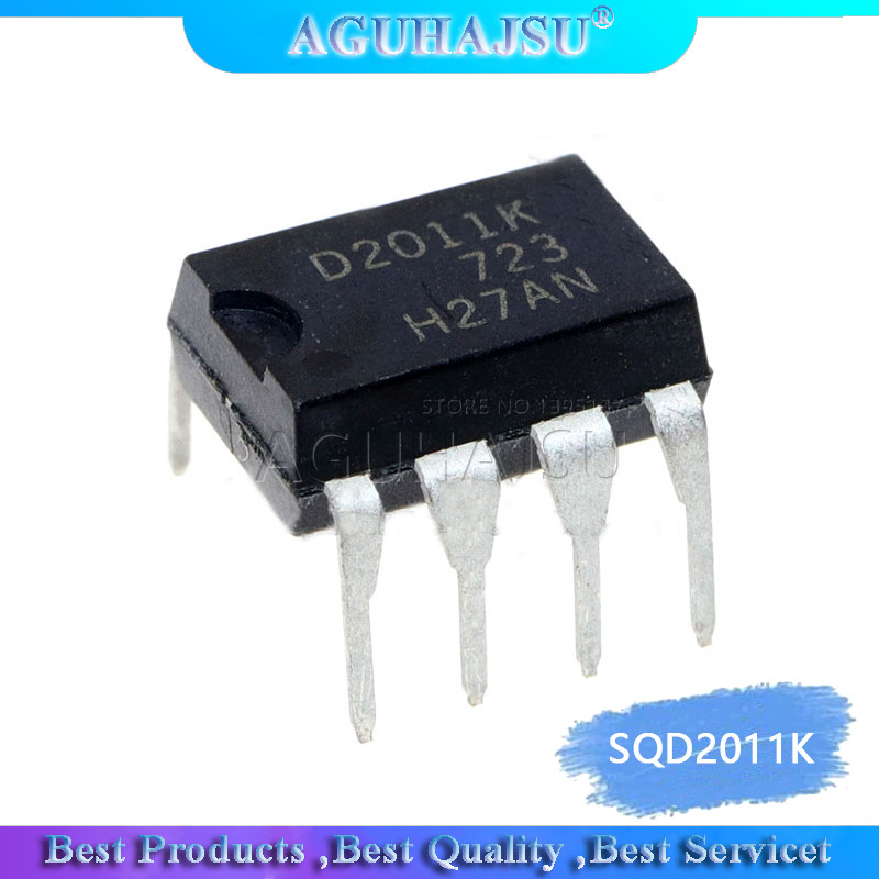 1pcs SQD2011K SQD2011 D2011K DIP8 แบบบูรณาการบล็อก IC LCD TV Power Supply ชิป