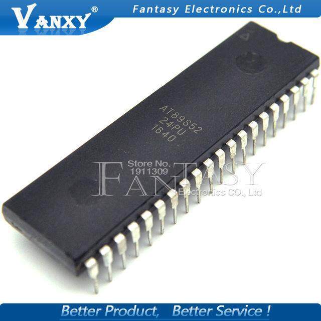 2 ชิ้น AT89S52-24PU AT89S52-24 AT89S52 DIP-40 DIP Programável แฟลช IC ใหม่เดิม
