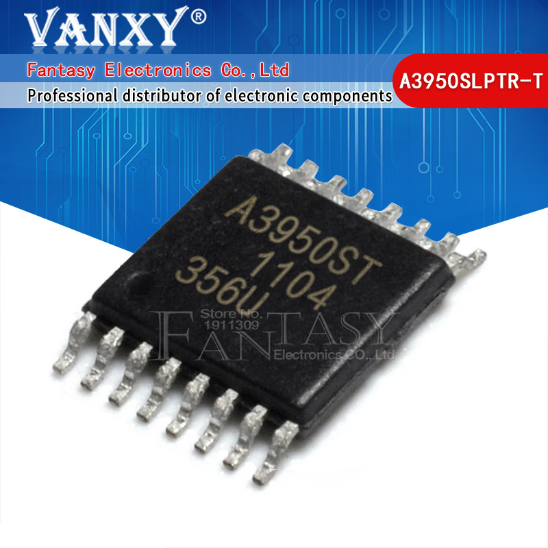 5pcs A3950SLPTR T TSSOP A3950SLPTR TSSOP 16 A3950ST A3950 TSSOP16 DMOS Full Bridge Motor Driver IC ว