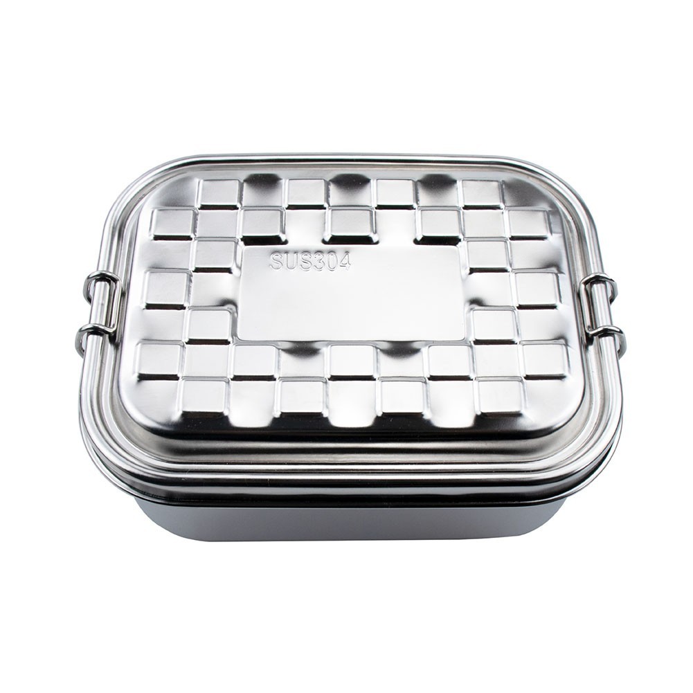 [DML] 800ml Camping กล่องอาหารกลางวันสแตนเลสกล่องกล่องเก็บกันน้ําเดินป่า