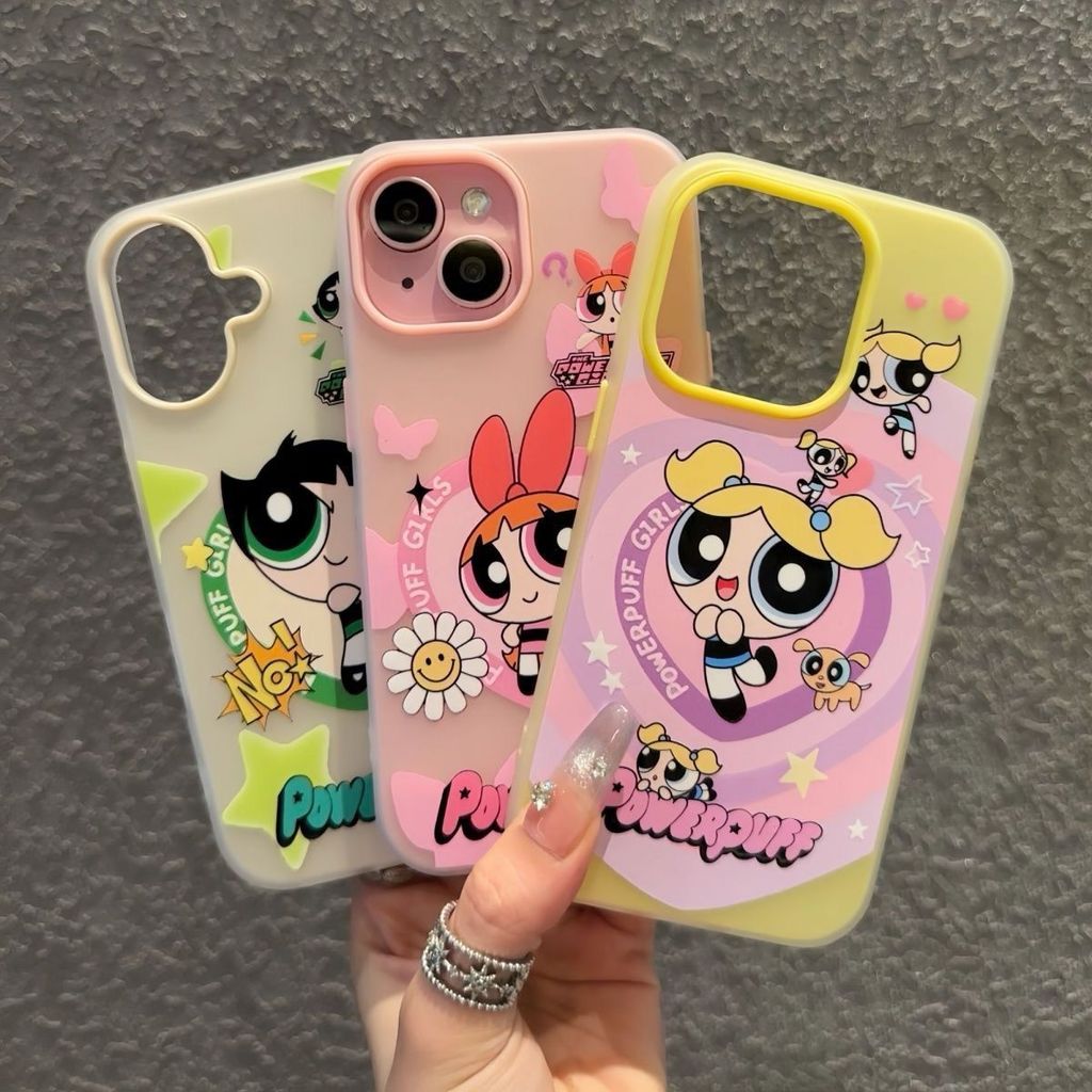 เคส Girls Powerpuff Simple 2 In 1 Hp Realme Note 70 C75X C71 60X C75 Case