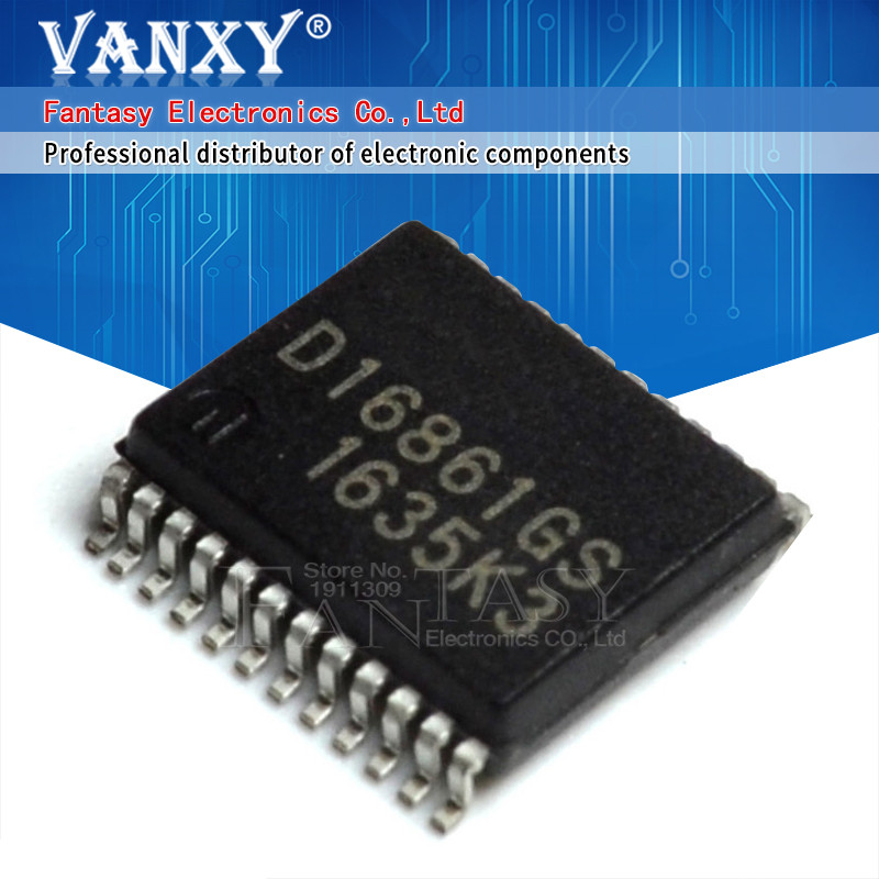 10PCS D16861GS SSOP24 D16861 SSOP 16861GS SMD SOP SMD