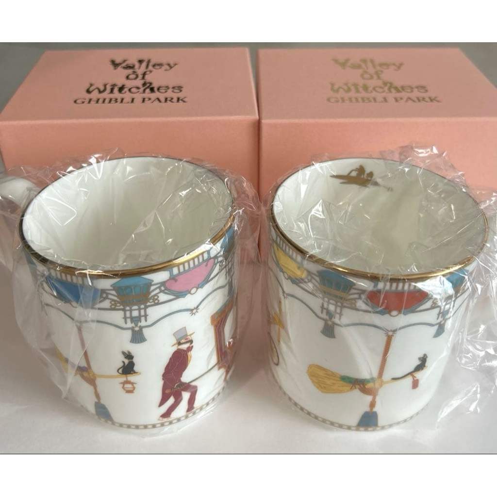 【Direct from Japan】แก้วมัคม้าหมุน Ghibli Park Witch's Valley (2 แบบ) Noritake【Japan Exclusive】