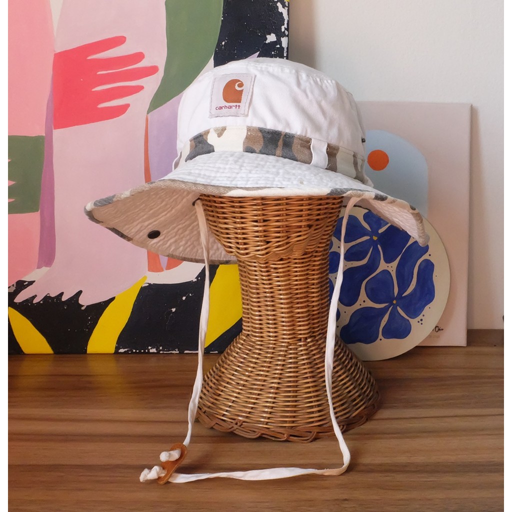 Ca.rh.ar.tt Bucket Hat Size 52cm สีขาว