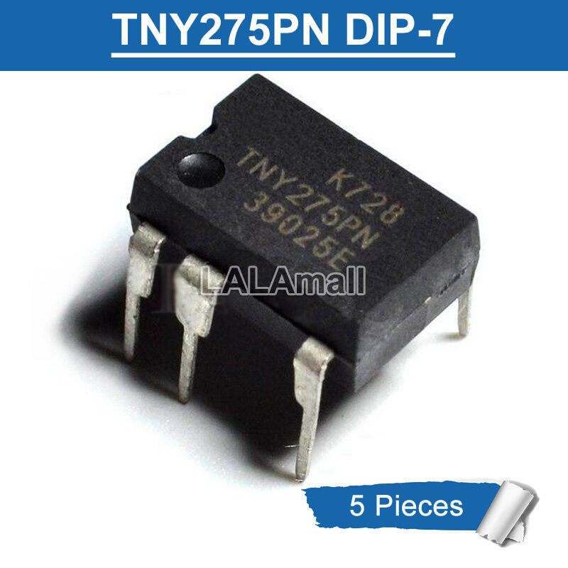 5pcs TNY275PN DIP-7 TNY275P TNY 275 PN DIP7 DIP Power Management ชิป IC ใหม่เดิม