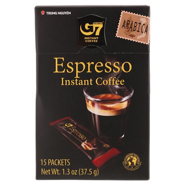 🎅🏻 คอฟฟี่จีเซเว่นกาแฟเอสเพรสโซ่สำเร็จรูป 37.5กรัม แพค 15ซอง [8935024150702] 🎄 Coffee G7 Espresso Cof