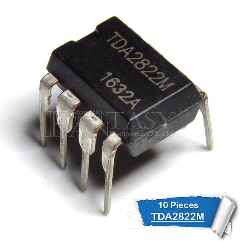 10pcs TDA2822M DIP8 TDA2822 DIP 2822M DIP-8 ใหม่และต้นฉบับ IC