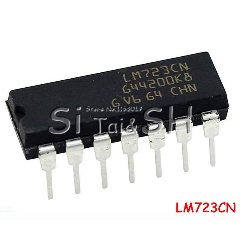 HT-10PCS LM723CN LM723 DIP14 ใหม่เดิม
