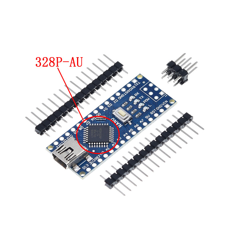 HT-5PCS Nano 3.0 controller ใช้งานร่วมกับ Arduino nano CH340 USB driver ไม่มีสาย NANO V3.0