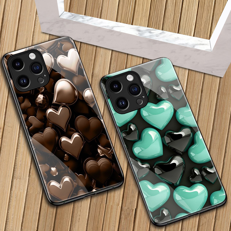 เคสสำหรับ VIVO V40 5G V40 Pro 5G เคสโทรศัพท์แก้วลายความรักส่วนตัว - รูปที่ 7