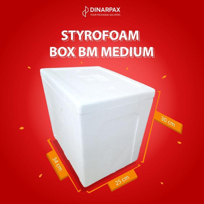 NEWs Styrofoam Box BM Medium / DinarBox / Box BM UK 340 x 250 x 300 MM