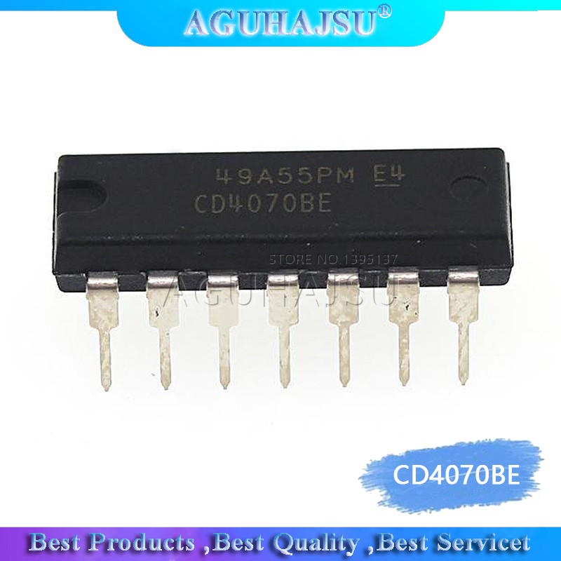 10PCS CD4070BE DIP14 CD4070 DIP 4070BE DIP 14 IC ใหม่และต้นฉบับ
