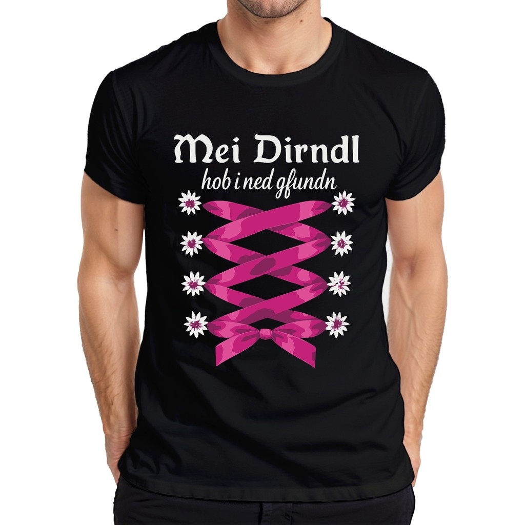 สไตล์ Oktoberfest Bavaria เสื้อยืดผู้ชาย Edelweiss