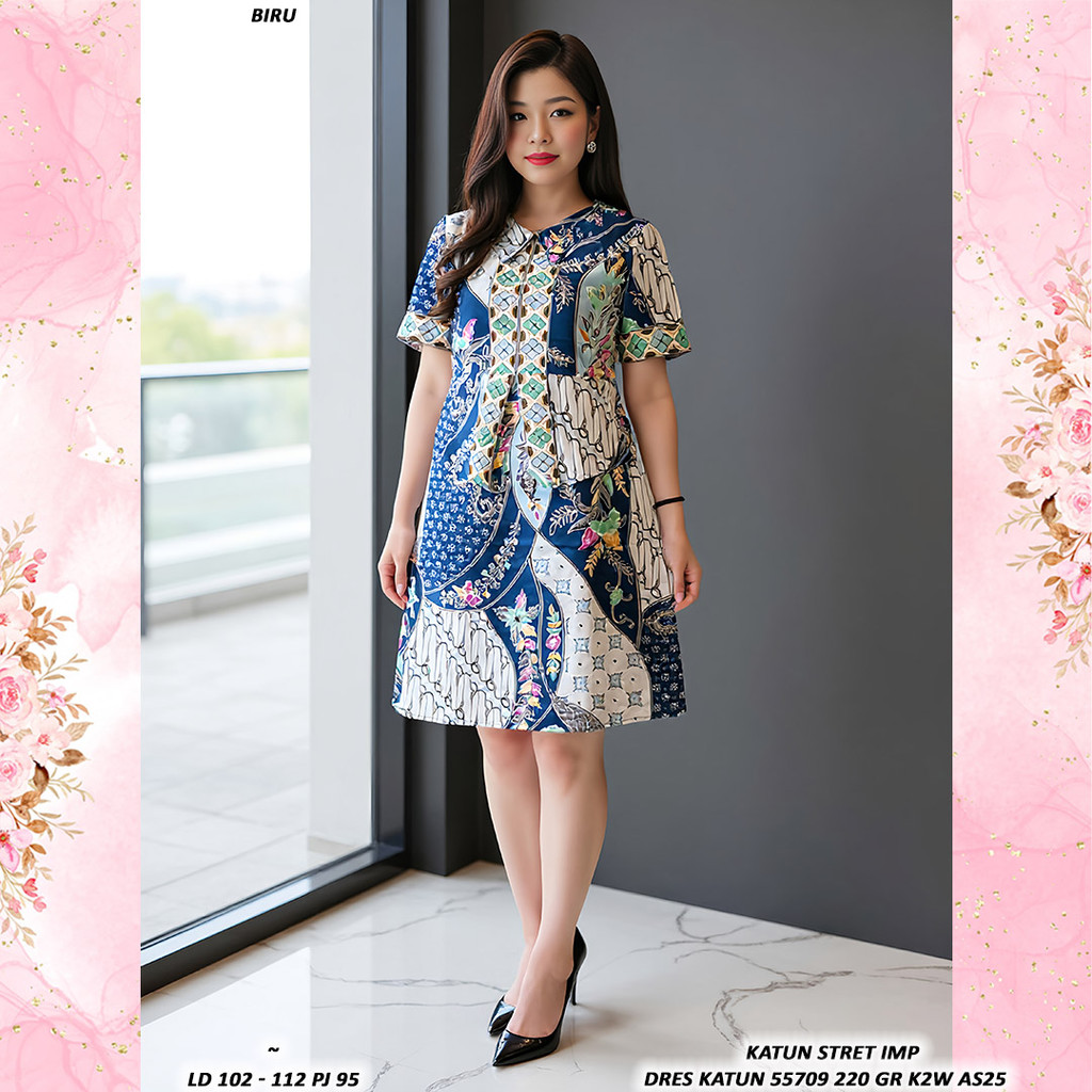 KATUN COTTON DRESS 55709 220 GR K2W AS25 STOCK ACCORDING TO UPDATE และ UPDATE