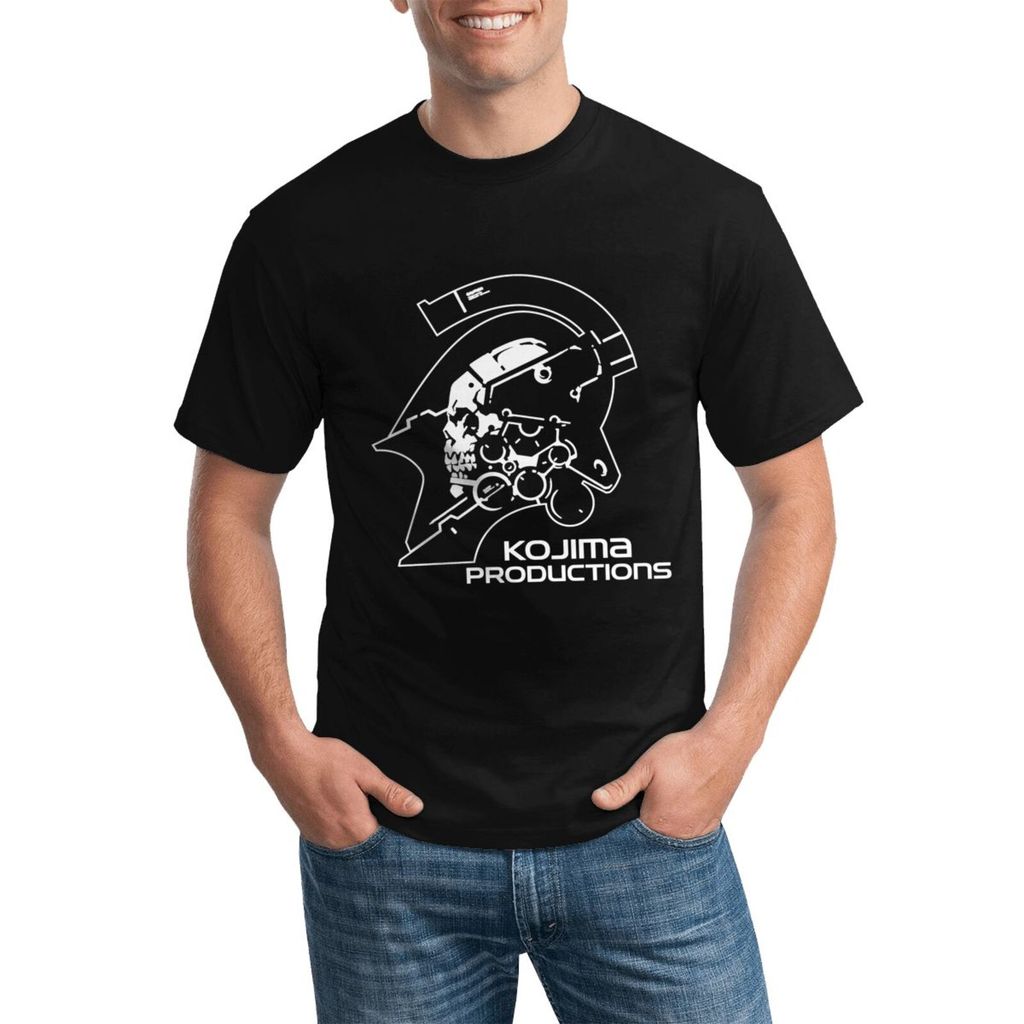 Kojima Productions Death Stranding Casual เสื้อยืดผ้าฝ้ายขนาดบวกสําหรับโอกาสทั้งหมด