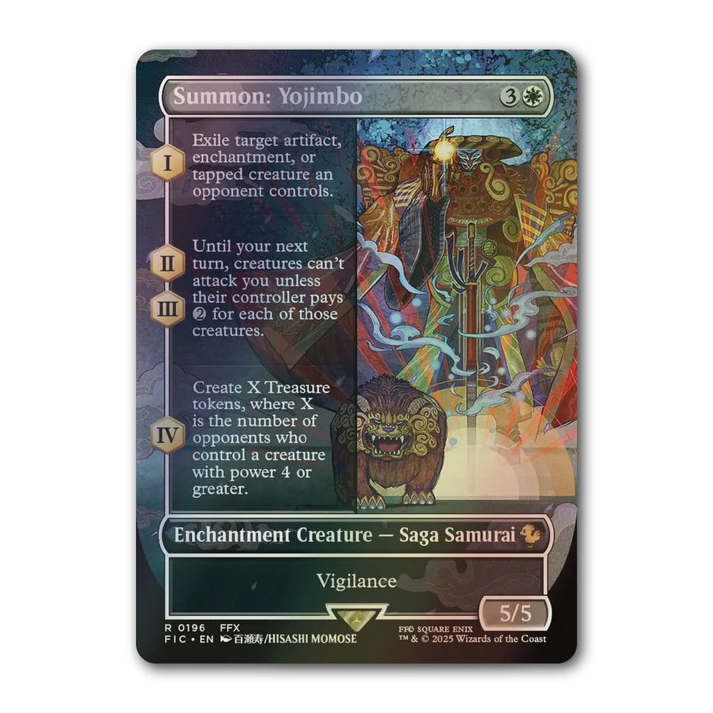 [MTG] Summon: Yojimbo [FIC] [White] [Rare] [Foil] [ENG] [2025] (Magic: The Gathering)