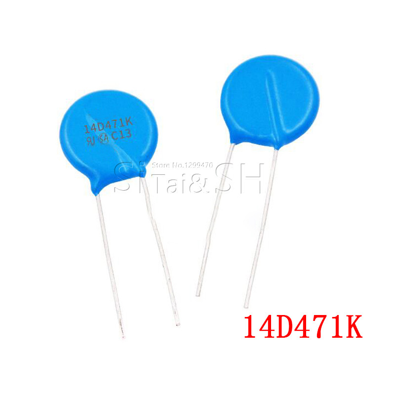 HT-10pcs varistor 14D471K 470V piezoresistor 14D471