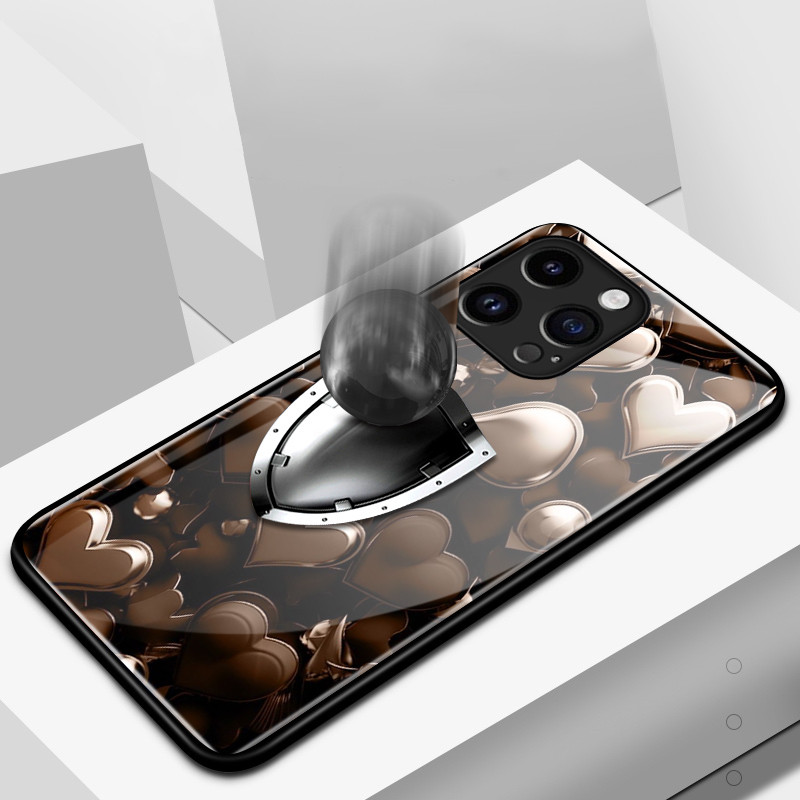 เคสสำหรับ VIVO V40 5G V40 Pro 5G เคสโทรศัพท์แก้วลายความรักส่วนตัว - รูปที่ 2