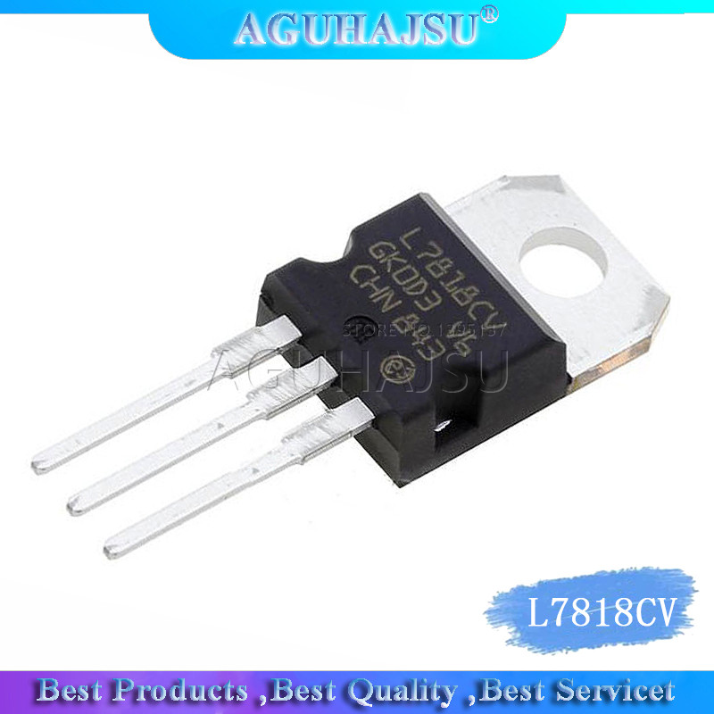 10PCS L7818CV TO220 L7818 ถึง 220 7818 LM7818 MC7818 IC ใหม่และต้นฉบับ